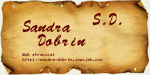 Sandra Dobrin vizit kartica